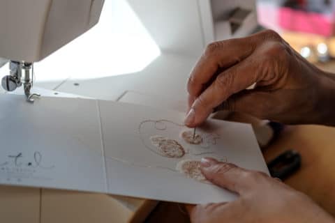 Promotion d’une créatrice textile pour l’Art est aux Nefs à Nantes