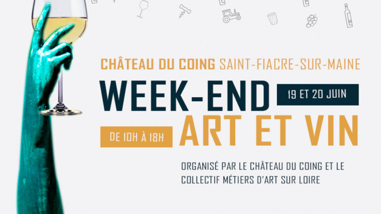 Art & Vin au château du Coing, j’y expose !